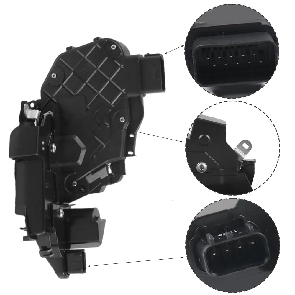 Actuador de cerradura de puerta de coche Kacepar con mecanismo de pestillo de retención, repuesto LHD delantero izquierdo LR014101, compatible con Jaguar XF CC9 LAND ROVER LR2 2012, 1 pieza