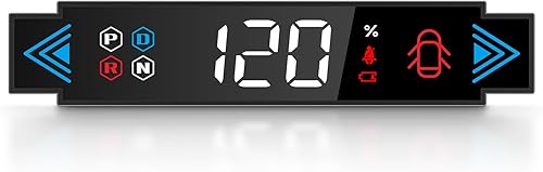 Miniatura 1 de AZIJYV Tesla Head-up Display Mini Tesla Hud con LCD para 2019-2022 Modelo 3 y Modelo Y, velocímetro Tesla, velocidad de visualización, engranaje,