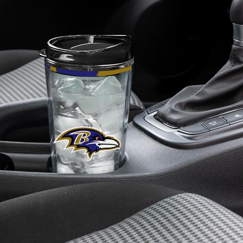 Image of Rico Industries NFL Football Double Wall Classic 16oz Or 20oz Tritan Tumbler W Lid