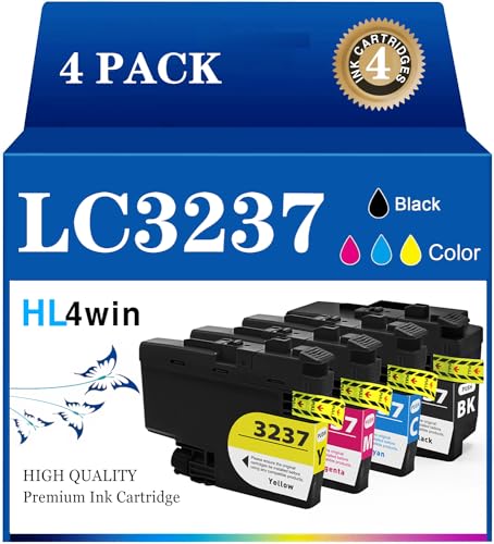 Cartouches Brother LC3237 compatibles anti-bouchage pour réparer les impressions ternes