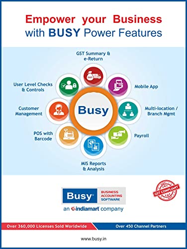 BUSY Accounting Software | ENTERPRISE | Single User | Accounting | Inventory | GST | Invoicing | | BUSY 21 | Official | Latest Version | Email... - Image 3
