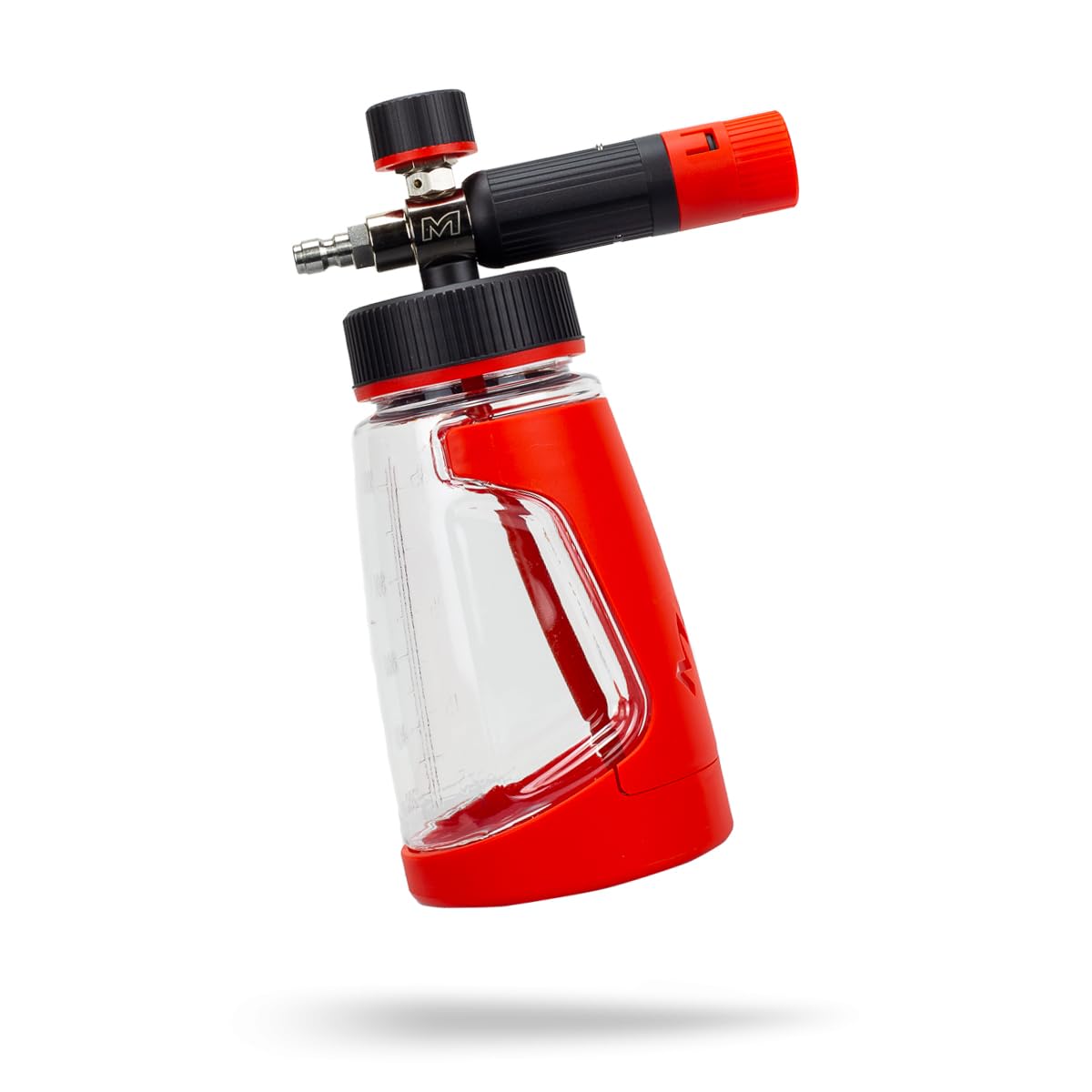 Maxshine Foam Cannon V2 | 1L Bottle with 1/4” Quick Disconnect & Brass Fittings | Adjustable Spray Pattern for Thick Clinging Foam | Professional Car Wash Pre-Soak & Auto Detailing Tool
