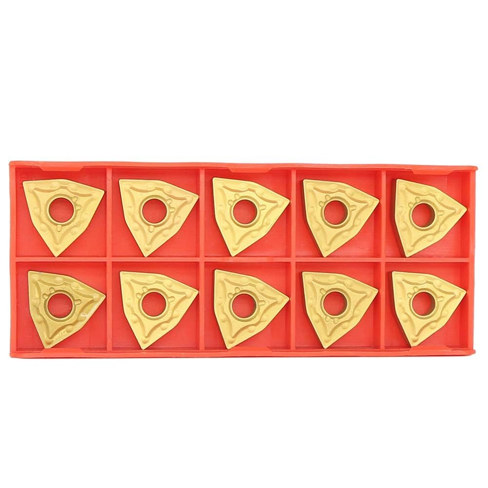 Ensemble de barres d'alésage internes S20R-MWLNR08, 20 inserts en carbure WNMG432, support en alliage d'acier allié de 1,9 cm de diamètre x 20,3 cm de long pour applications de travail des