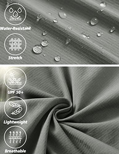 Men's Cargo Work Hiking Pants Lightweight Water Resistant Quick Dry Fishing Travel Camping Outdoor Breathable Multi Pockets Sage Green M #TOP3