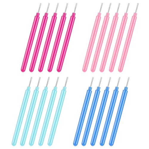 Paper Quilling Tools 24 Pcs Quilling Paper Slotted Tools Kit 4 Colors Rolling Multi-Function Needle Pen for Paper Flowers-Making Handmade Create Craft DIY Scrapbooking Supplies