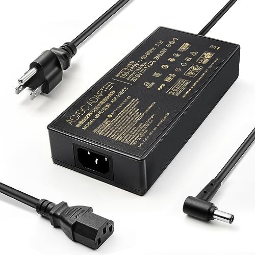 240W 20V 12A ADP-240EB B a20-240p1a AC Adapter Power Supply for ASUS ROG Zephyrus Duo 15 GX550LXS, M16 GU603HM, ROG Zephyrus G14 GA401Q G15 GA502D S15 GX502 S17 GX701 G533QS Gaming Laptop Charger