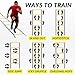 SOFTSOUL Tangle Free Agility Ladder (2 Pack), 12 Fixed Rungs, Heavy Duty Speed & Footwork Training Ladders for Football Soccer Basketball Drills, Portable Exercise Ladder Set for Kids, Youth & Adults