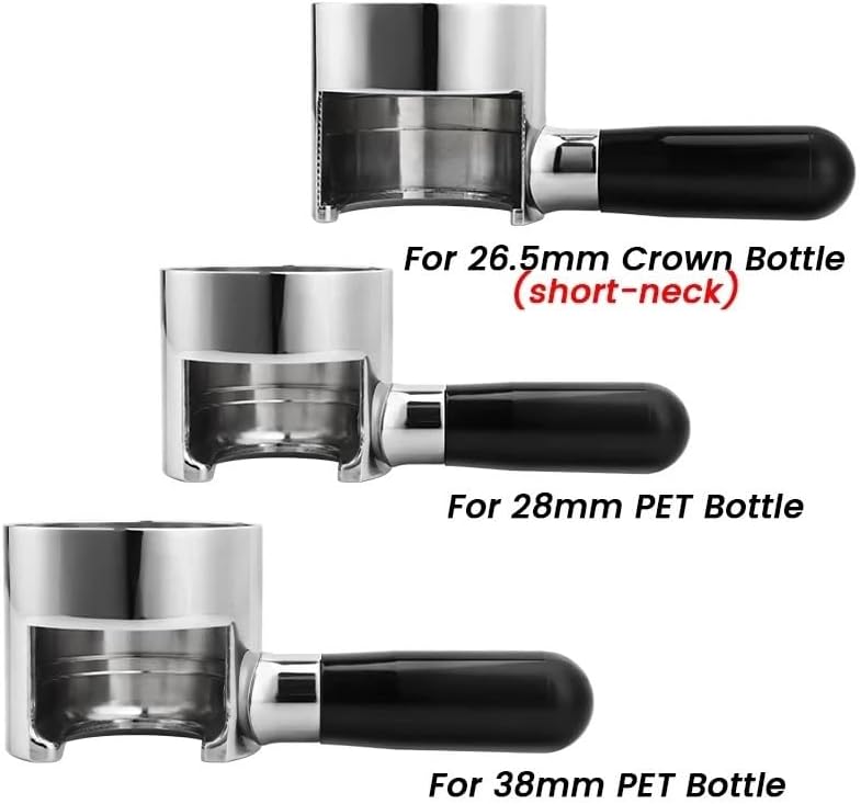 Lock Clamp Ring Adapter for No-foam Bottle Filling Device, for Crown Glass Bottle, PET Bottle(Swing Tot Bottle)