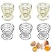 Portauova in Metallo Set Portauovo in Acciaio Inox Set di Portauovo Vision Beauty Blender Holder Per posizionare le uova a colazione e anche per conservare, esporre e asciugare le spugne per il trucco