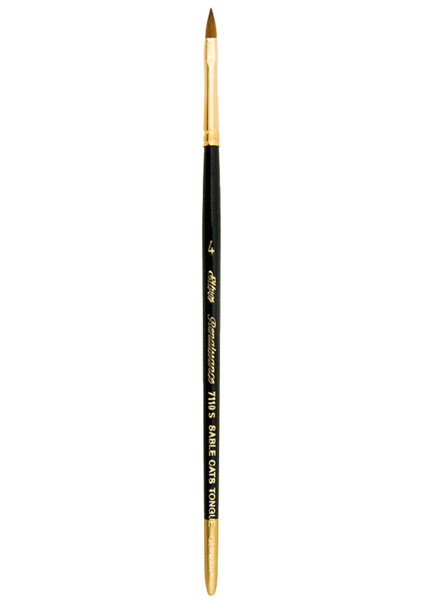 Silver Brush Limited Renaissance Cats Tongue Oil Paintbrush, Size 4