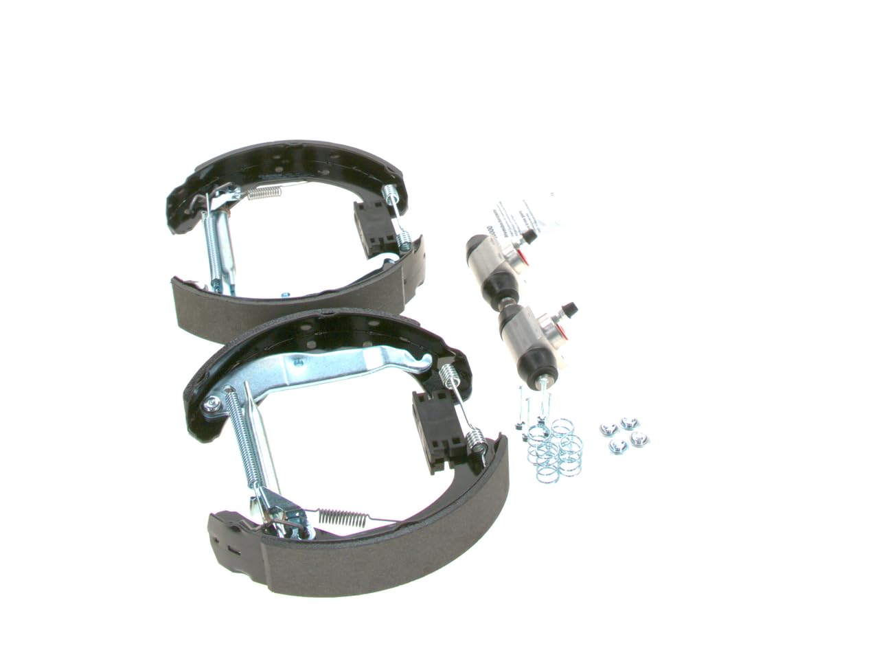 Bosch KS633 Kit Super Pro - Kit de freno trasero de tambor - 1 juego completo premontado, 2 cilindros de rueda, 4 zapatas de freno