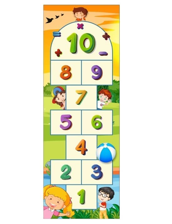 Hari Enterprise Game, Hopscotch Jumbo Play Game for Kids & Adults