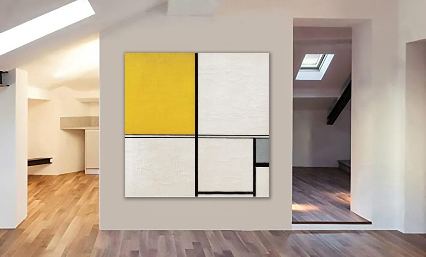 Amazon.com: Piet Mondrian - Composition with Double Line and
