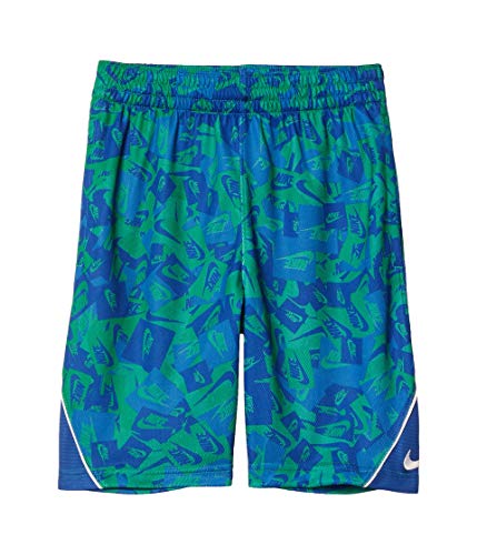 Nike Kids Boy's Avalanche All Over Print Shorts (Little Kids/Big Kids) Game Royal/Game Royal/White/White XL (18-20 Big Kids)