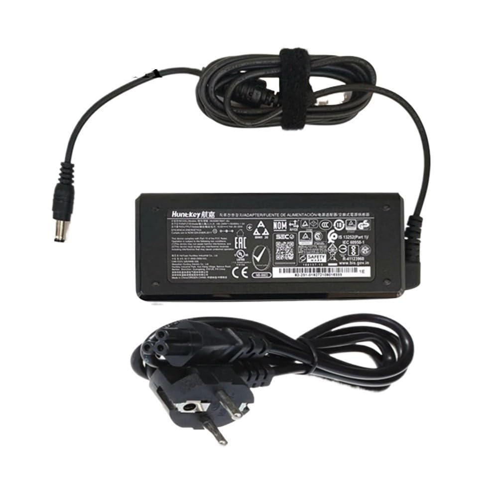 19V 4.74A 90W AC DC Adapter For Huntkey HKA09019047-6U HKA09019047-6D Intel NUC all in one Laptop Power Supply Charger(UK CABLE)