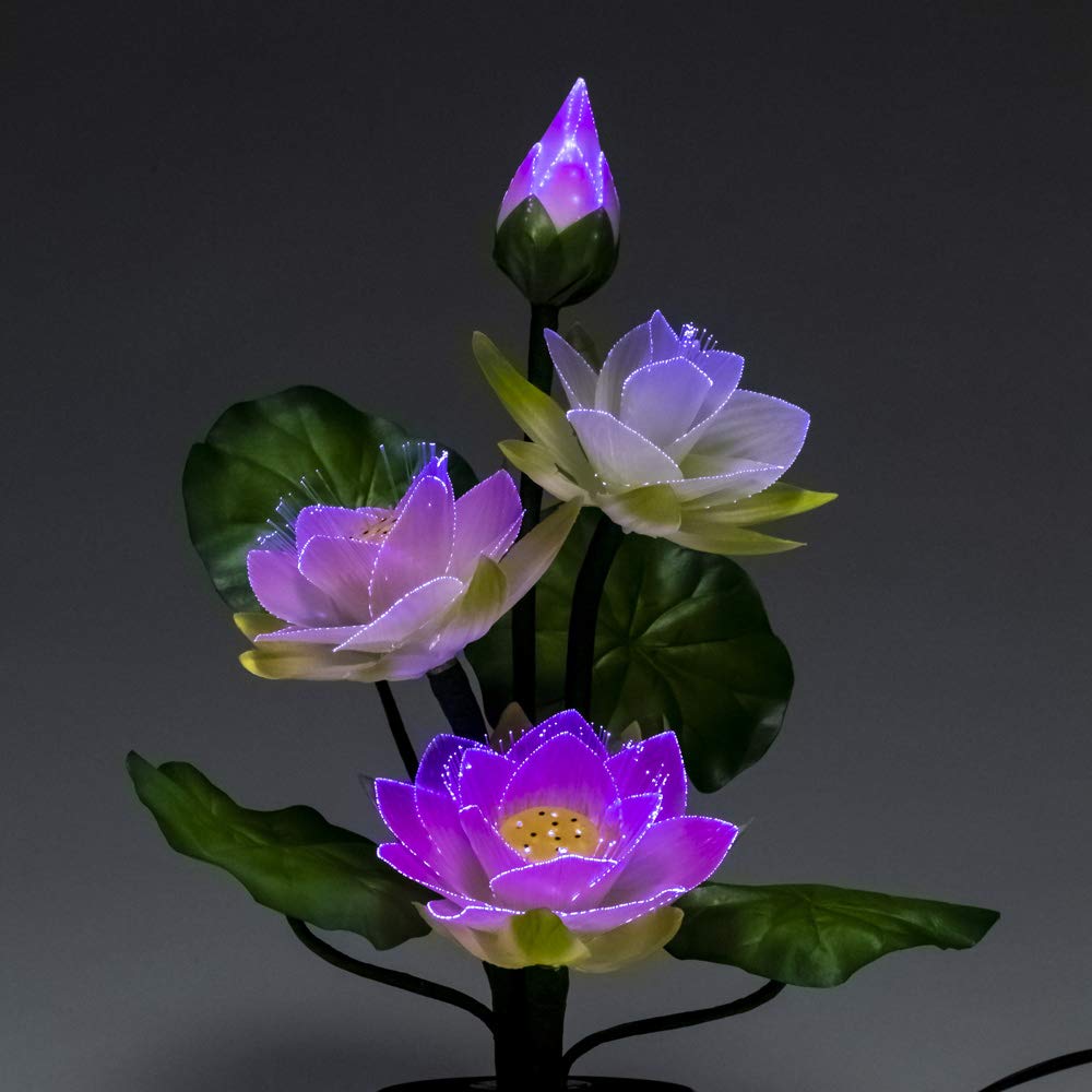 Luminous ルミナス 新型 百合 LED お盆 飾り 造花 造花 LED ライト