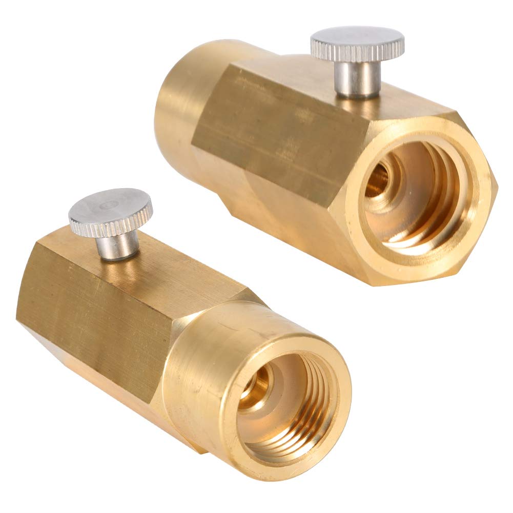 Kit Connettore Adattatore Ricarica CO2 Serbatoio Ottone Durevole Resistenza All'usura Vite Facile Valvola CGA320 Facile da Usare