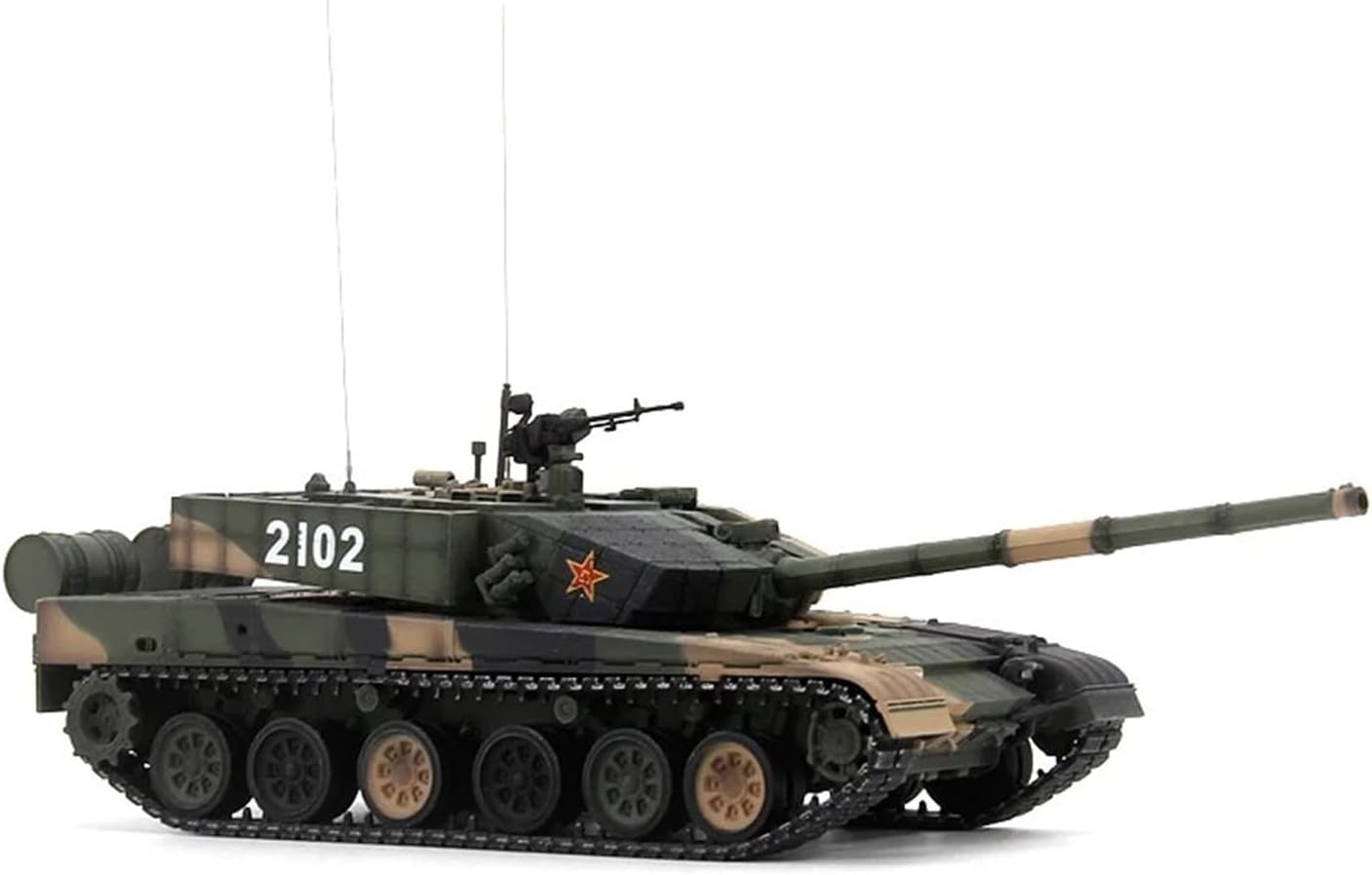 Realistic Tank 1:72 Scale for Chinese ZTZ-99A Main Battle Tank Model Kit Static Die Casting Collectible Ornaments Static Tank Model