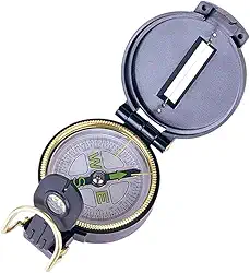 Nautika Bussola Quest, Visada Dobrável, Argola em D Para Melhor Fixação Em Mochilas Ou Coletes, Prática, Leve e Compacta, Feita De Plástico ABS Resistente, Excelente Para Todos Os Momentos