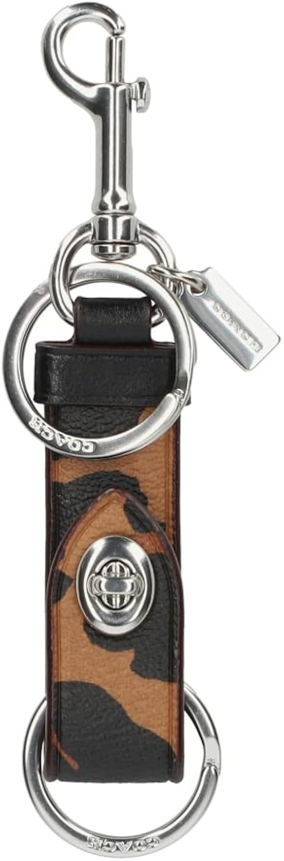 Amazon.co.jp [コーチ] キーホルダー チャーム Coach Leopard Trigger Snap Bag Charm