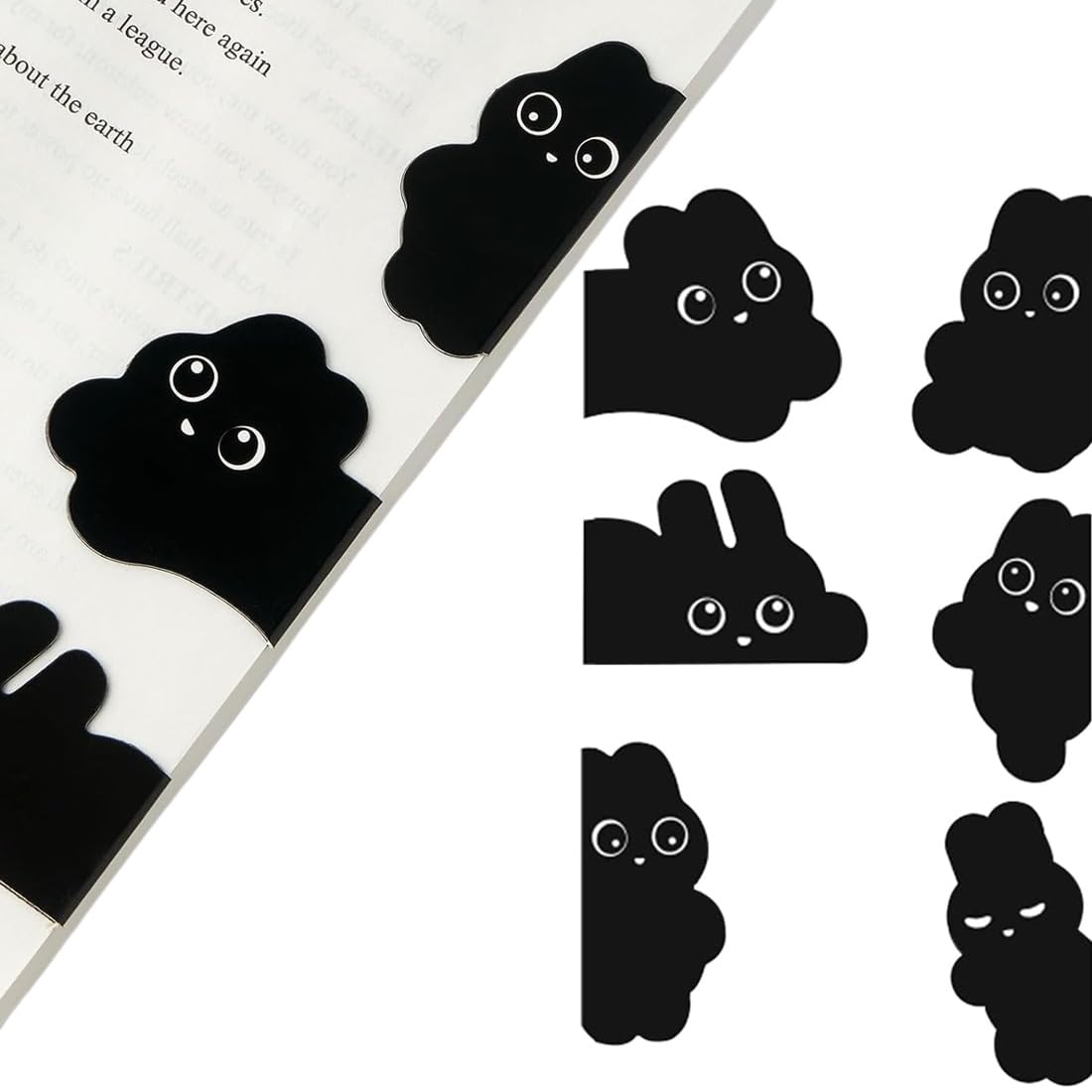 48 Arcapáginas Agnéticos De Subliación, Arcadores De Libros En Blanco, Clips De Página