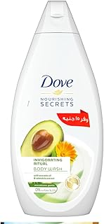 Dove Nourishing Secrets Hydrating Shower Gel Made with Avocado oil & Calendula extract Naturally derived Cleansers Invigorating Ritual 500ML Promotion