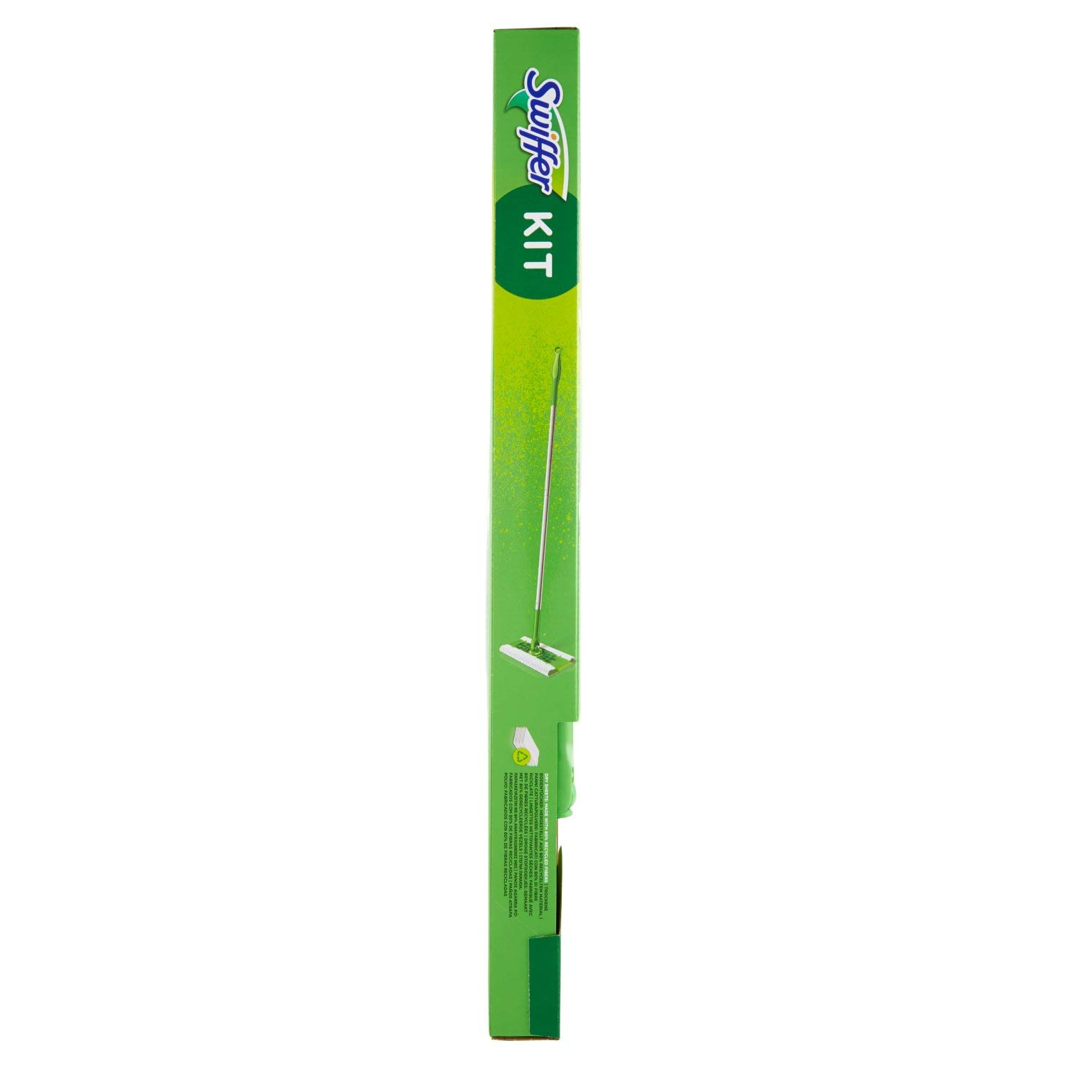 Image secondaire de Swiffer Balai Attrape-Poussière, Kit complet 1 Balai + 8 Lingettes Sèches + 3 Lingettes Humides