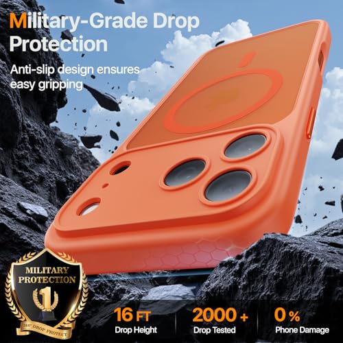 Coque iPhone 17 Pro magnétique antichoc avec protège caméra