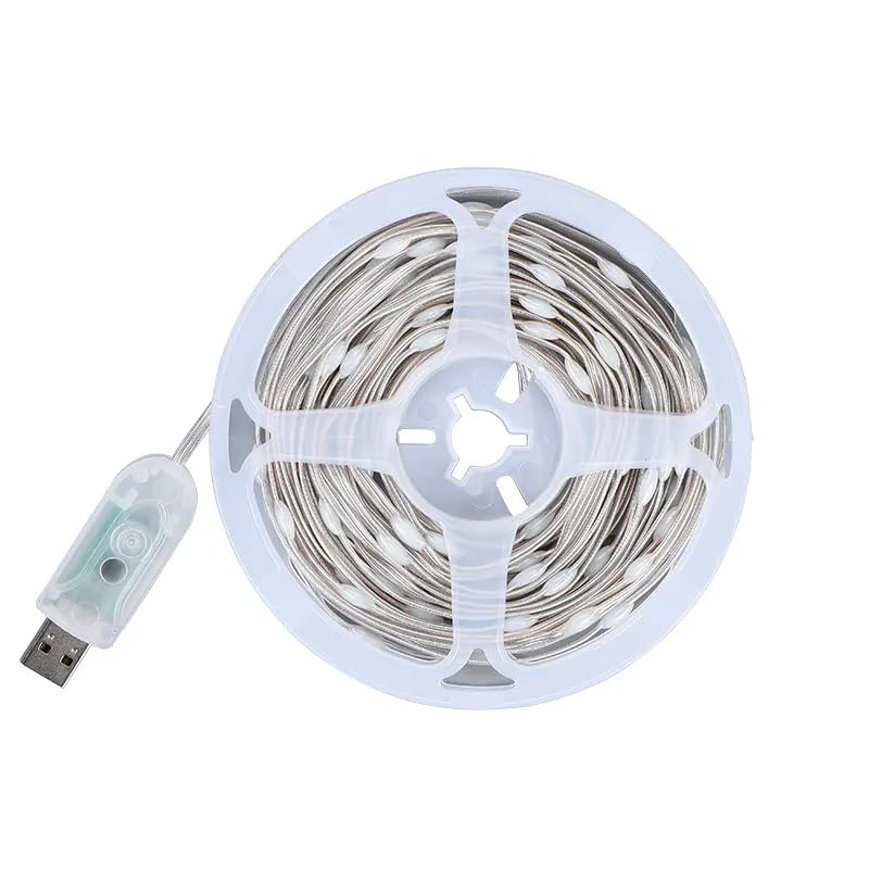 Image of MIXOO 5M Smart LED Strip Lights, RGB Waterproof IP65 Color Changing Light Strip with App, Remote, Voice & Music Sync Control, 5V USB Powered Flexible LED Lights for Home, Room, Festival Decoration