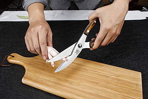 MSY BIGSUNNY 25,5 cm premium schaar heavy duty lente geladen roestvrij staal keuken gevogelte en bot schaar - Tang Series - Image 7