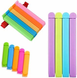 zukent 30PCS Bag Clips for Food Storage Clips Sealing Bag Clips Plastic Reusable Food Clips Kitchen Snack Bag Oat Food Closure Clips Plastic Food clips Food Fresh for Snacks Bags Kitchen
