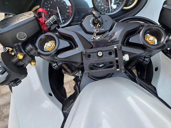 Support fixation smartphone GPS Suzuki GSXR 1300 Hayabusa guidon moto 2021 2022 2023