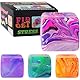 4 Stück Fidget Toys Squishy Stress Würfel - Eiswürfel Sensorik Stressball für Kinder & Erwachsene, Anti Stress Spielzeug, Sensory Ball for Kids with Autism, Squishy Fidget Toys ﻿