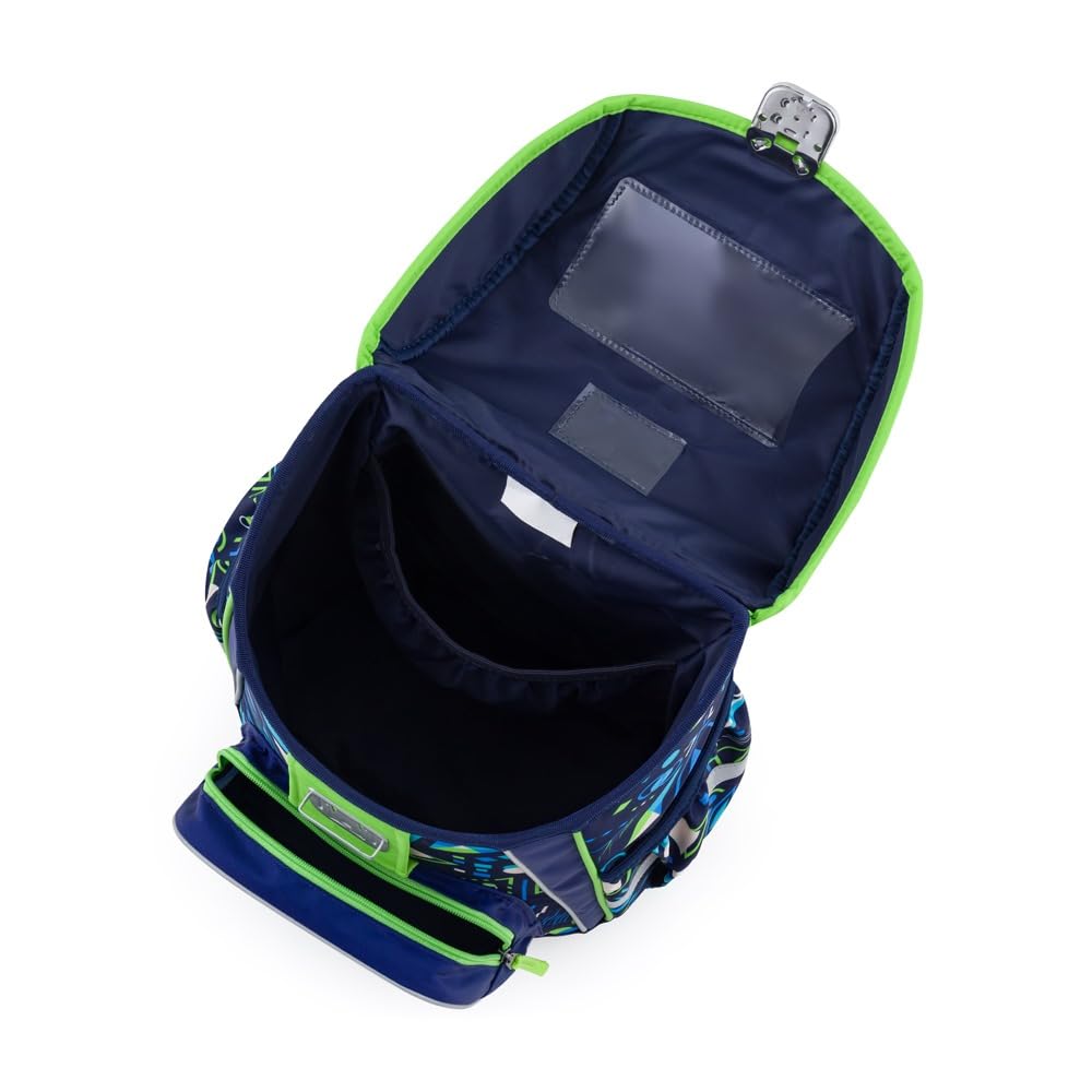 Fussball Football Ball Fußball 8 Teile Set SCHULRANZEN Tornister Ranzen mit Sticker-von-Kids4shop TASCHE