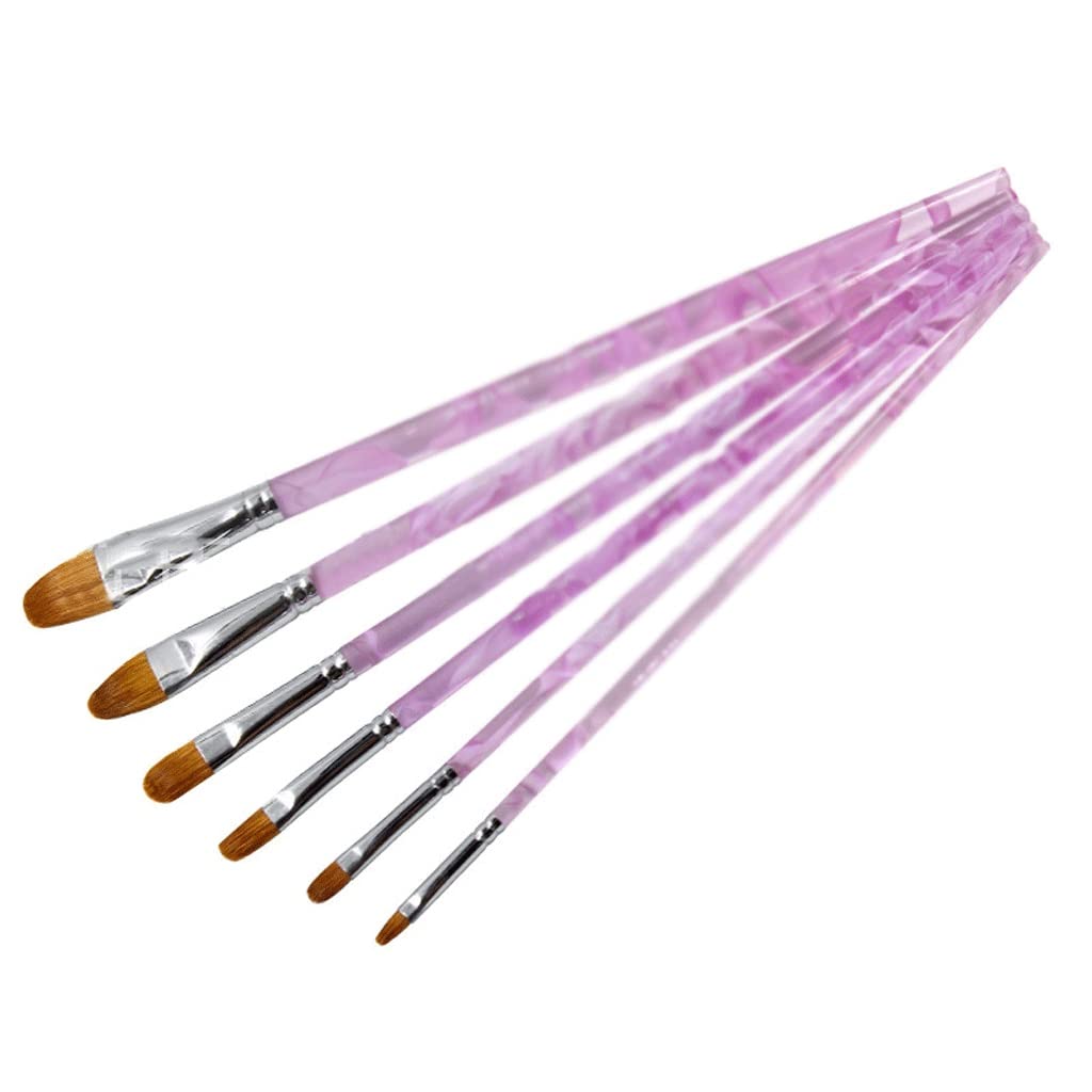 Pinceaux aquarelle marron ensemble de 6 pièces pour peindre vos paysages en atelier