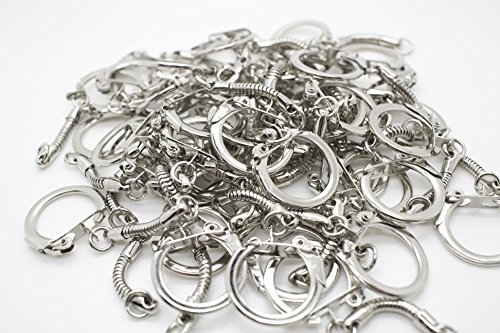 Key Chains Snake Chain With Snap End And Jump Ring For Craft Findings - Pack Of 50 #TOP4