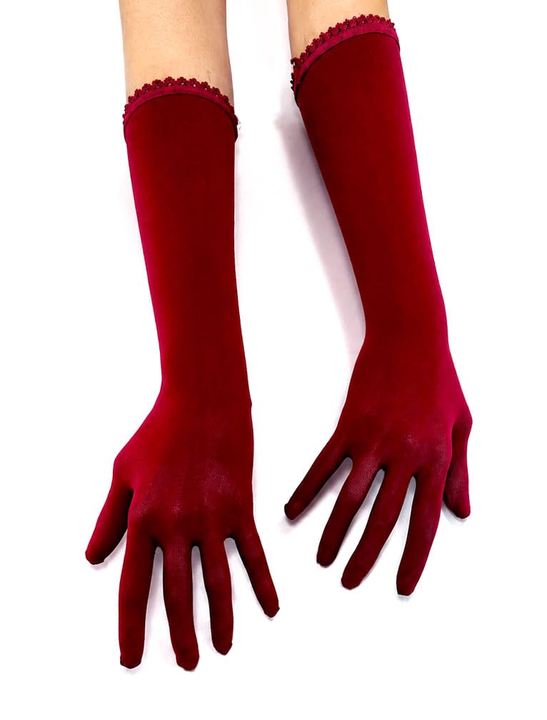 Unicorns Poop Glitter Nude Illusion Second Skin Sheer Seamless Gloves