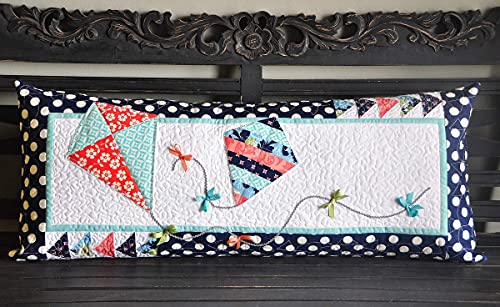 Kimberbell Let's Go Fly A Kite Bench Pillows Sewing Pattern: Includes Directions, Unique Designs, Variety Of Techniques, Creates A 16X38” Pillow, Made In Usa #TOP1