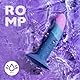 ROMP Piccolo Pegging Kit - 5 Zoll Silikon Strap On Dildo - Verstellbarer Harness Strap On Kit mit nicht-realistischem Saugnapf - P-Punkt & G-Punkt gebogener Dildo - Maschinenwaschbar