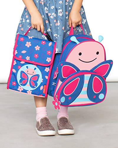 Skip Hop Lancheira infantil com isolamento térmico, borboleta