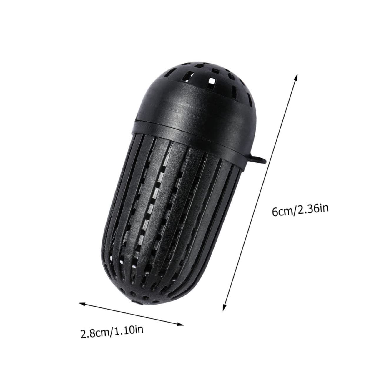 OSOLADY 100Pcs Fishing Feeder Bait Thrower Device Durable Particle Container for Minnow Crab Shrimp Lightweight Easy to Use Fishing Gear for Enhanced Performance