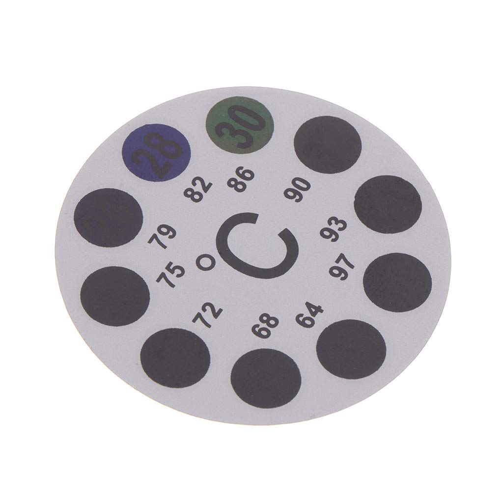 Aquarium Thermometer Sticker Brewing Thermometer Label Adhesive Temperature Stickers for Storage for Tank Fish for Tank Aquarium Heater Light Thermometers Gravel Pump Sand Decorations