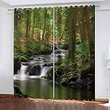 ★ Hermoso diseño: Diseñe patrones utilizando tecnología de impresión 3D que viste su ventana maravillosamente y agrega elegancia y diseño a su interior, MATERIAL - 52% Poliéster / 48% Algodón.