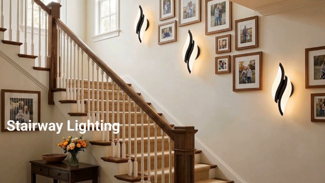 Image of CANEOE Modern LED Wall Sconce 3000K Black Indoor Wall Light Fixtures Acrylic Wall Sconce Lighting for Living Room Bedroom Bedside Bathroom Hallway Stairway Wall Lamp (Black, 1 Pack, 3000K)