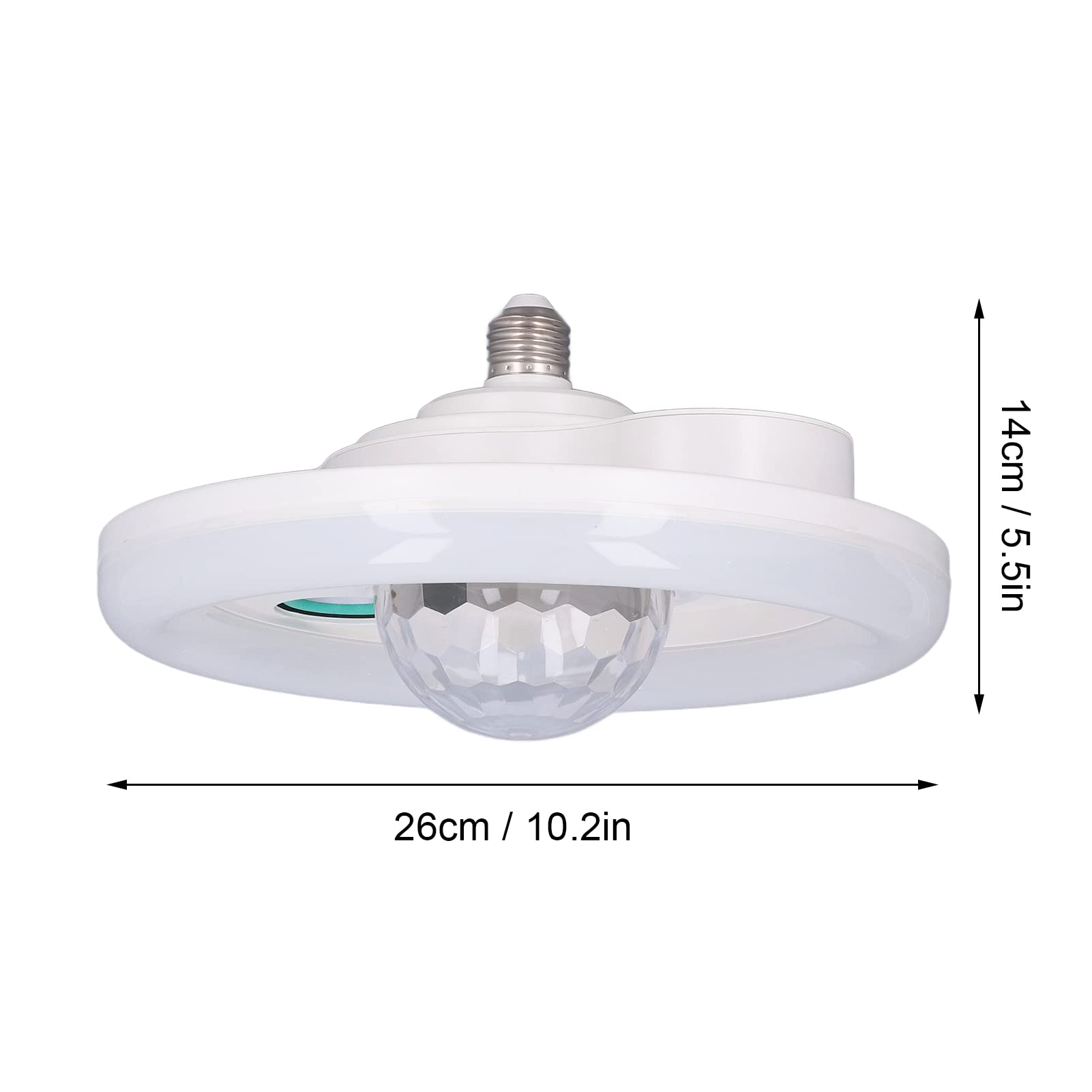 Luz Música LED Bluetooth, Lámpara Música Que Cambia Color RGB, Bombilla Luz Que Cambia 5 Colores con Control Remoto Y Altavoz Doble Mood Ambiance Lighting LED Music Lámpara Techo para la Fiesta
