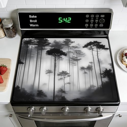 Image of Stove Burner Covers Non-Slip Electric Cooktop Protector Mat (G253968)