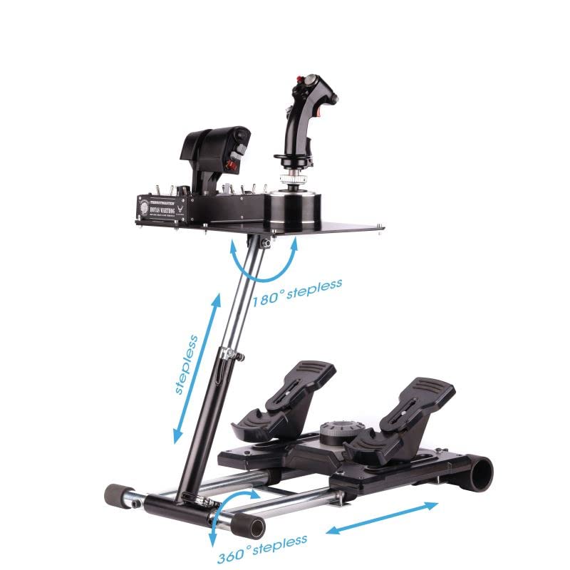 Wheel Stand Pro SUPER WARTHOG, support de joystick pour Thrustmaster HOTAS WARTHOG, Saitek X55/X52/X52