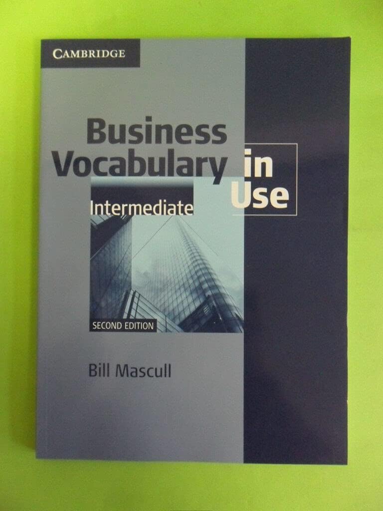 Business Vocabulary in Use Intermediate with Answers 2nd Edition