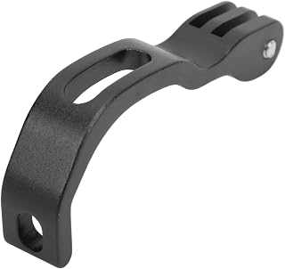 LED Headlight Clamp Cycling Light Holder Handlebar Light Mount Bicycle Torch Holder Front Light Bracket Cycling Lamp Bracket for Folding Bike(Black)