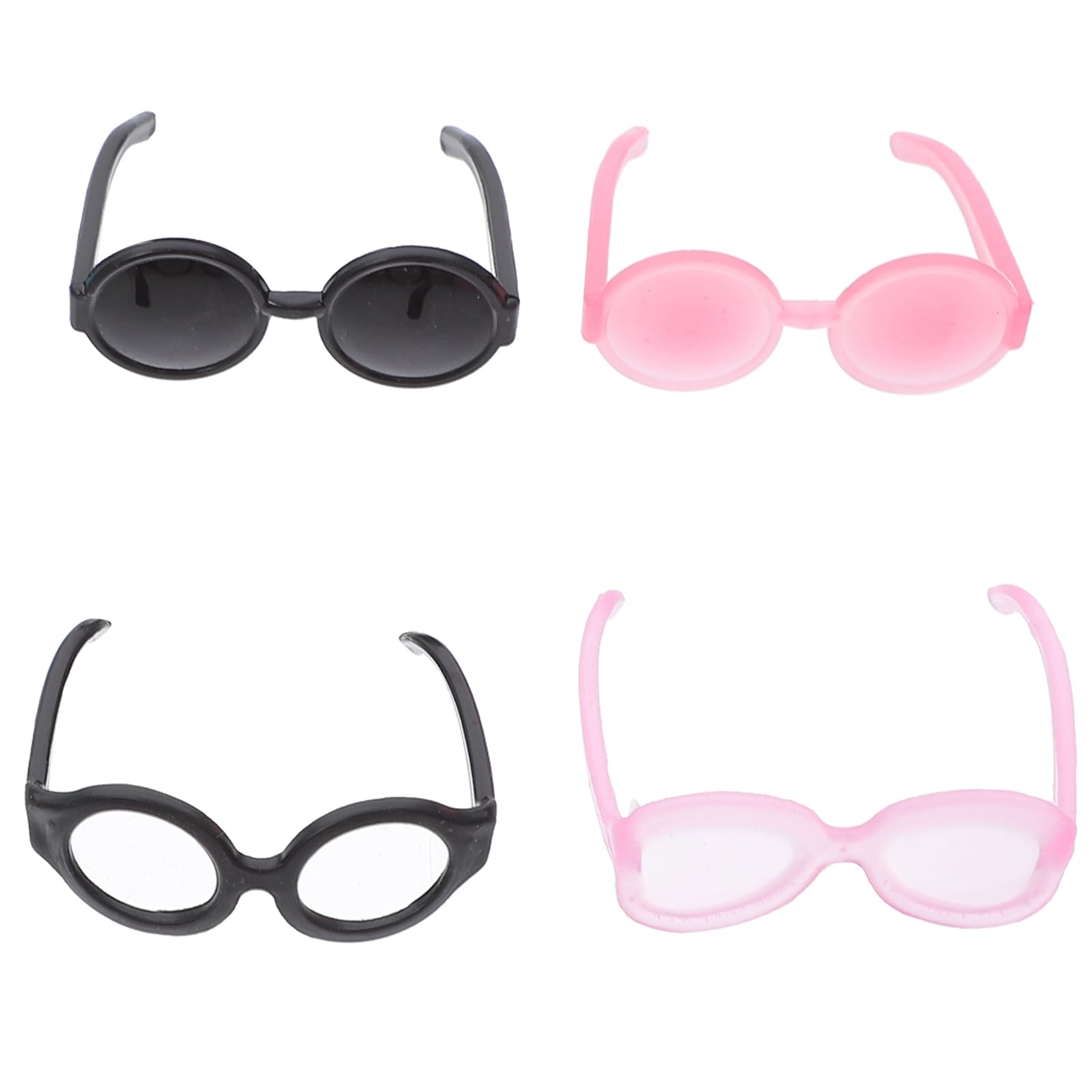 Kisangel 40pcs Doll Glasses Doll Eyeglasses Miniature Sunglasses Mini Glasses Decor for DIY Accessories Doll Dressing Supplies